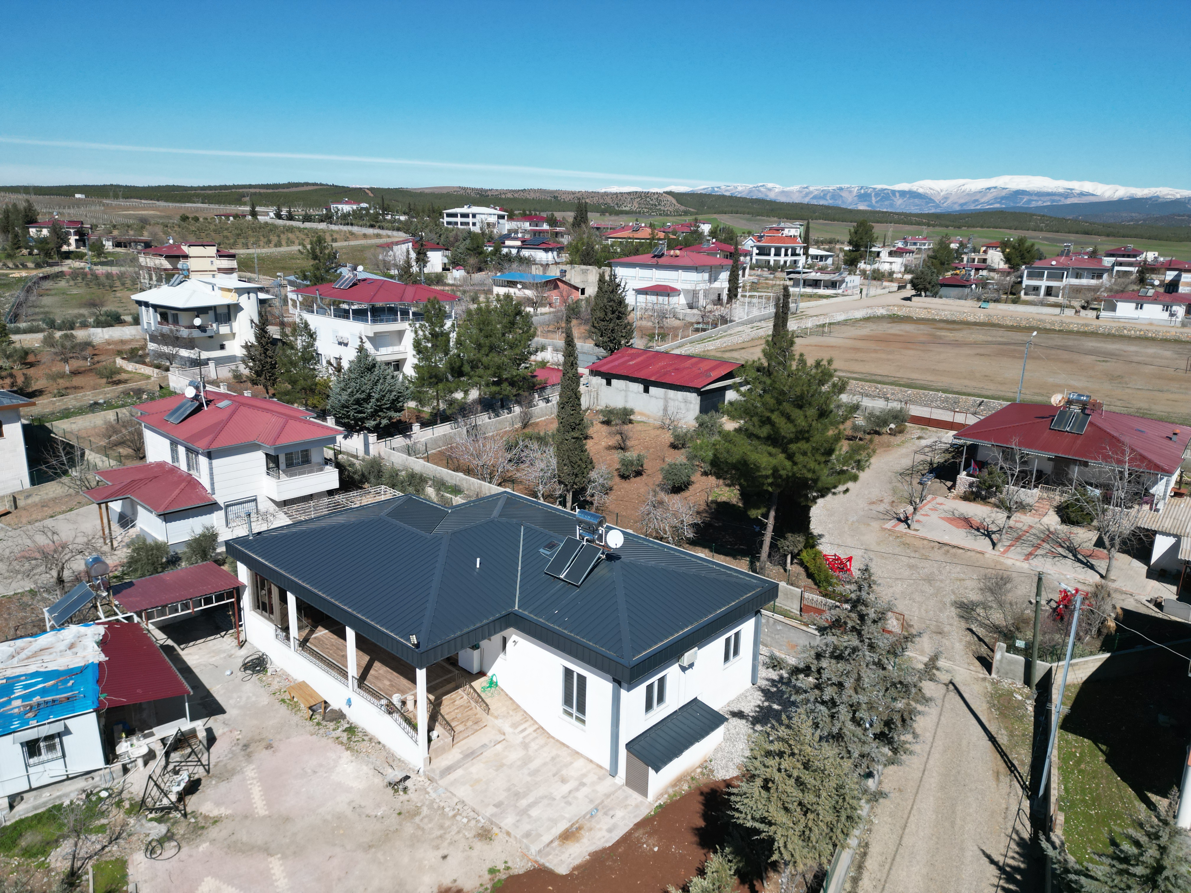 Kahramanmaraş Maksutuşağı Köyü Tek Katlı Geniş Villa Projesi